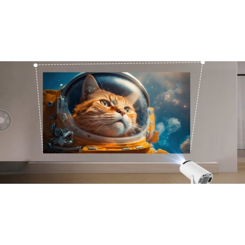 HY300 PRO PROJECTEUR TV HD 130'' ANDROID WIFI PORTABLE ROTATIF